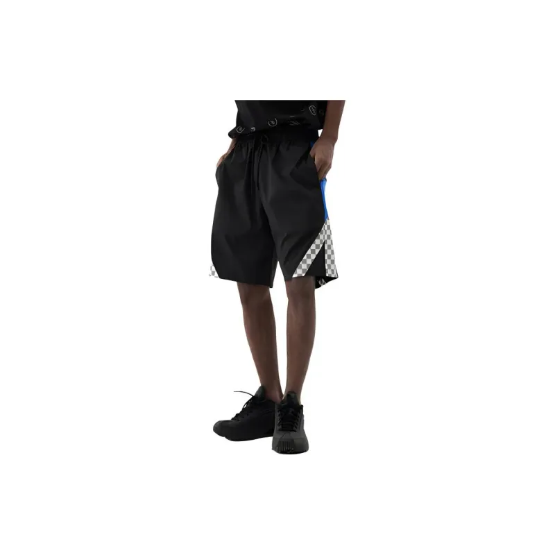 SPRAYGROUND Casual Shorts Unisex Black-4