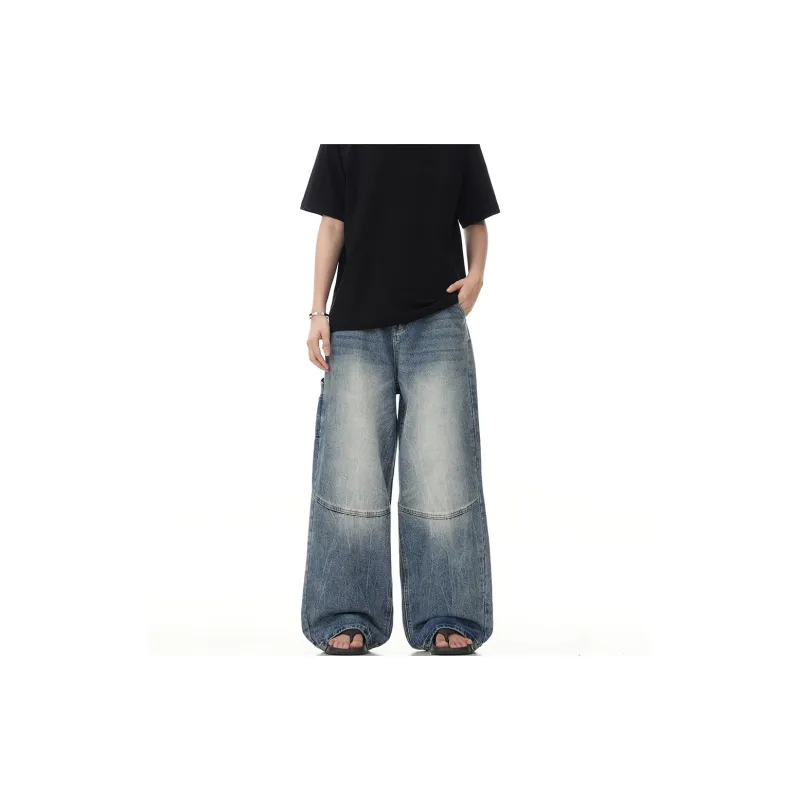 GBXM Jeans Unisex Vintage Blue-3