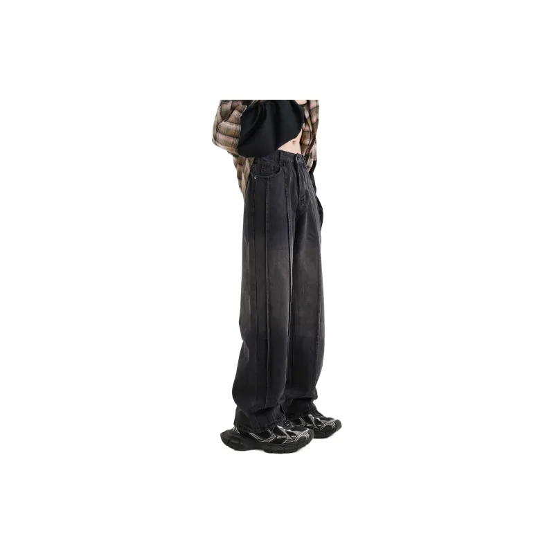 RCTAMY Jeans Unisex Black Gray-7