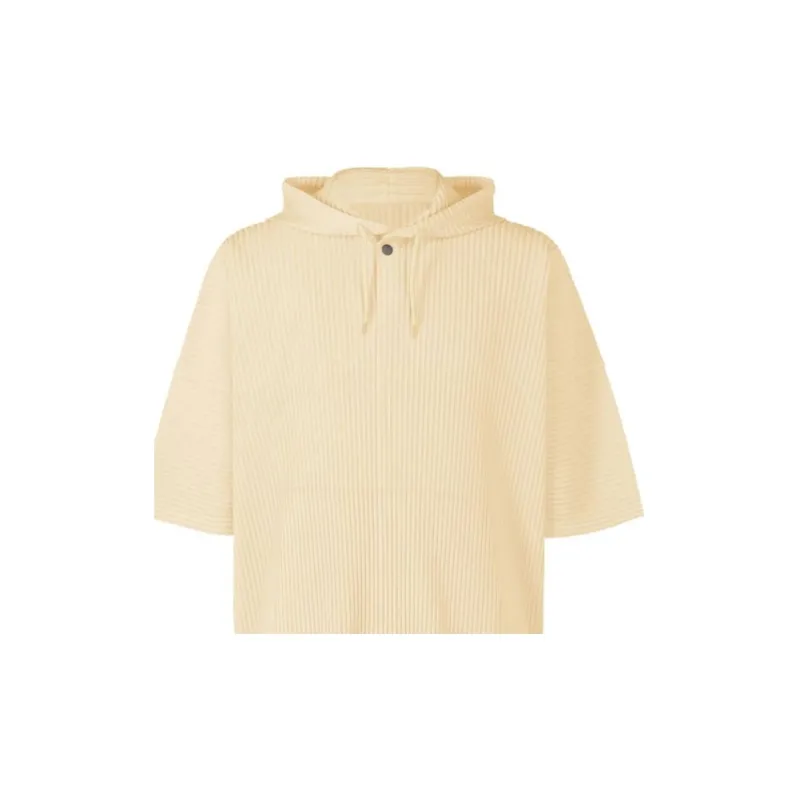 Homme Plissé Issey Miyake Mc June Plissé Hooded T shirt-1