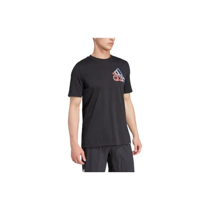 Adidas Free Shipping With AdiClub Tennis City Lights Graphic Tee-2