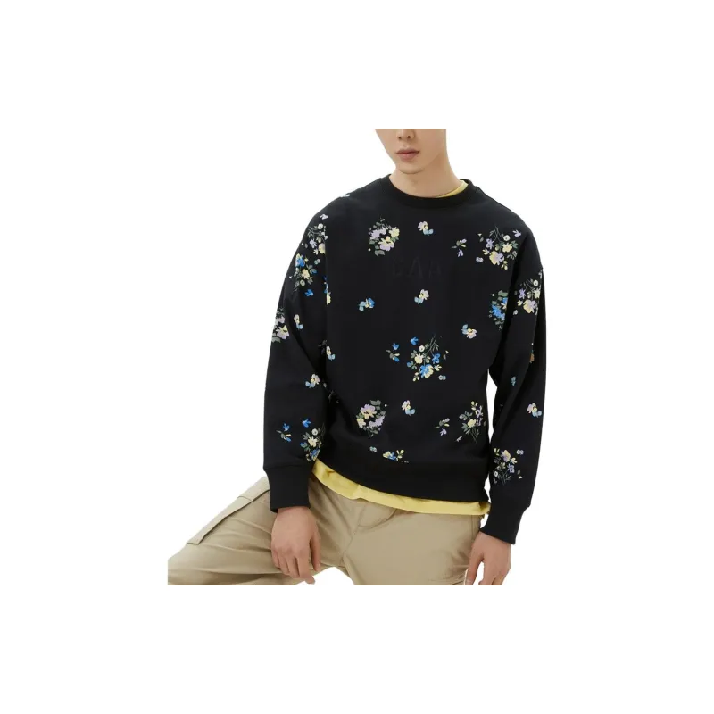 GAP Sweatshirts Men Black-2
