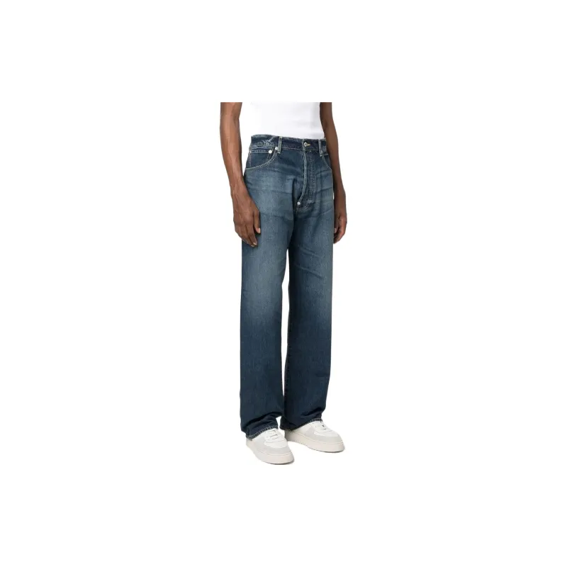 KENZO Suisen Wide Leg Relaxed Fit Jeans-3