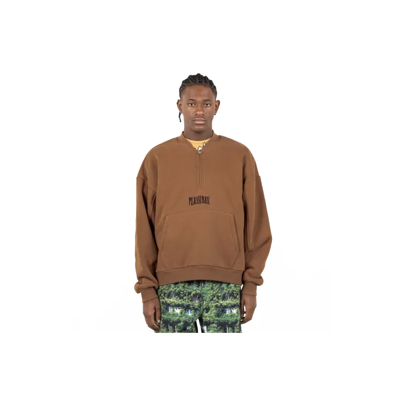 PLEASURES Karat Quarter Zip Fleece-2