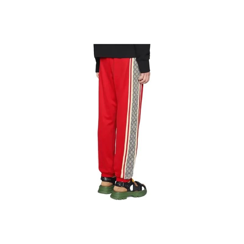 GUCCI SS22 Knitted Sweatpants Men's Red-3