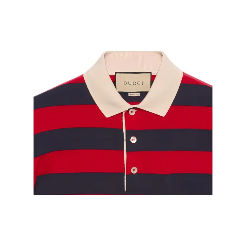 GUCCI SS22 Polo Shirt Men's Red-4