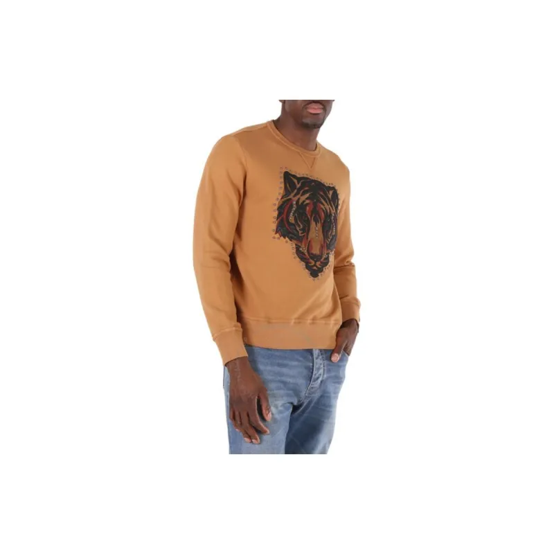 Roberto Cavalli Sweatshirt Men's Cinnamon-5
