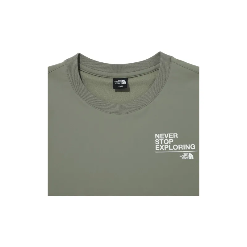 THE NORTH FACE Nse WOVEN MTM Sweatshirt Men's Green-3