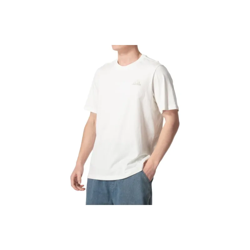 Adidas Essentials Single Jersey Embroidered Small Logo T Shirt-2