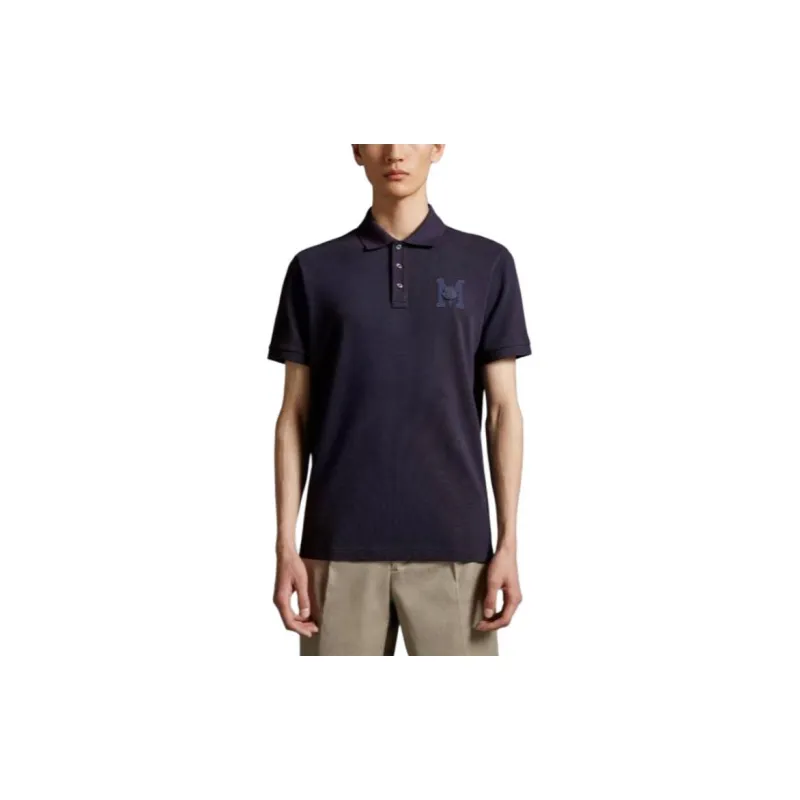 Moncler Monogram Embroidered Polo Shirt-1