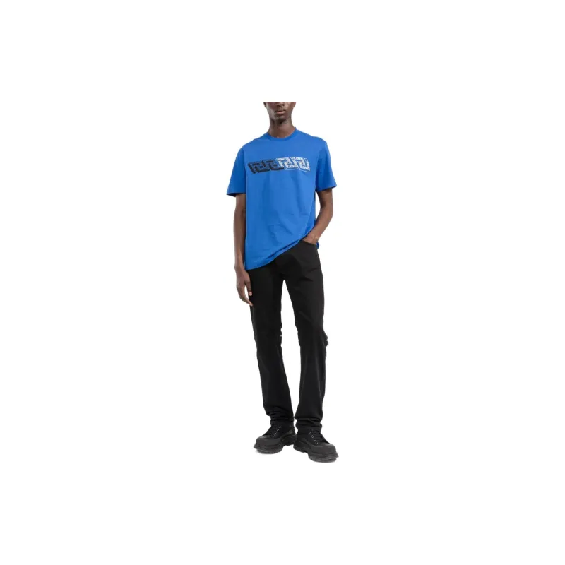 VERSACE T Shirts Men Blue-1