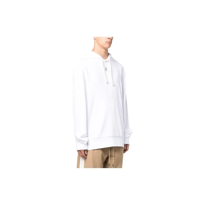JW Anderson Logo Embroidered Drawstring Hoodie-3