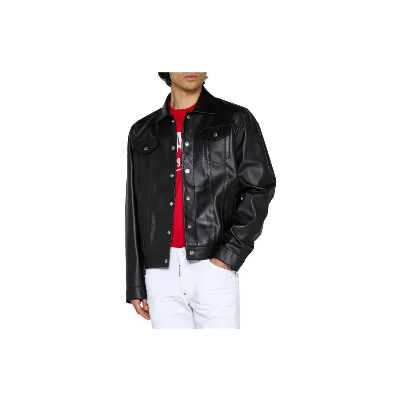 DSQUARED 2 Long Sleeved Snapped Jacket-2