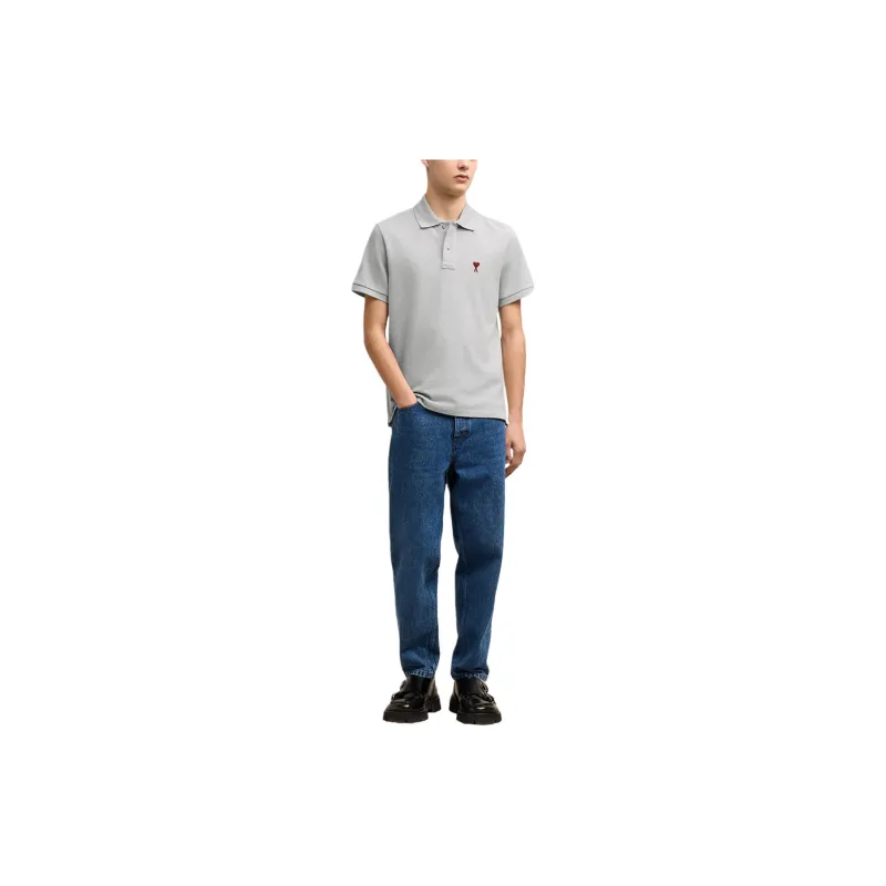 AMIPARIS Ami De Coeur Organic cotton Polo Shirt-2