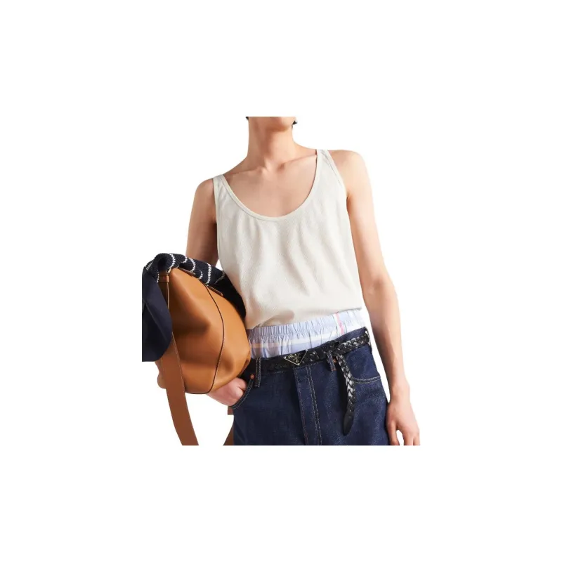 PRADA Tank Tops Men Beige-3