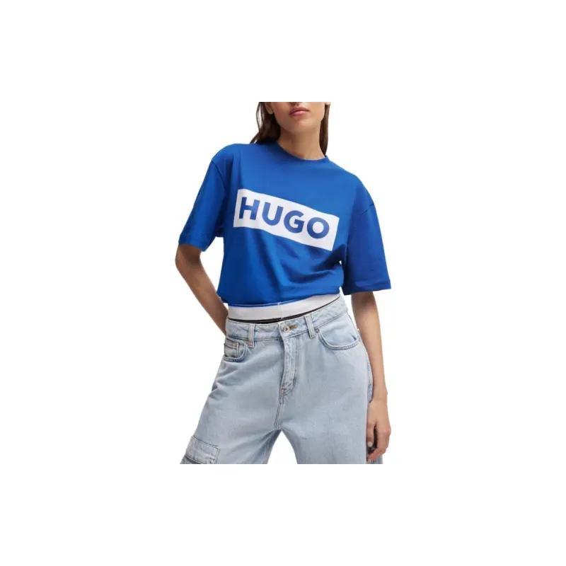 HUGO BOSS T-Shirts Unisex Blue-3