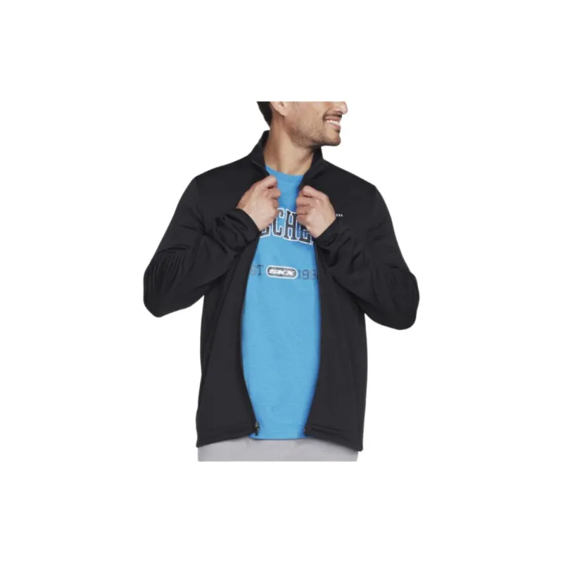 Skechers ULTRA GO Thermal Full Zip Jacket Jackets Coats Men's Black-2
