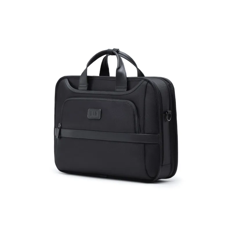 HLA Polyester Briefcase Handbag Shoulder Bag Regular Men's Black-1