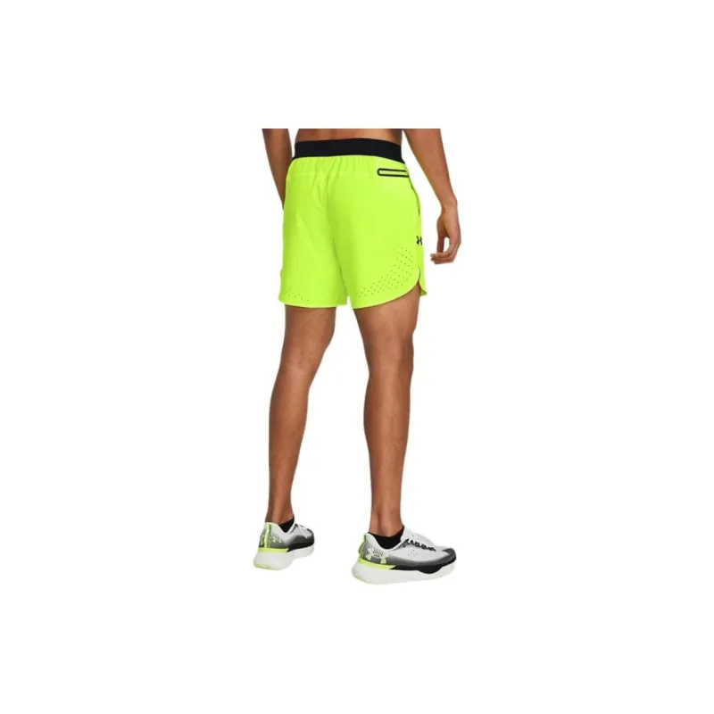 Under Armour UA Peak Casual Shorts Men's Green Yellow-2