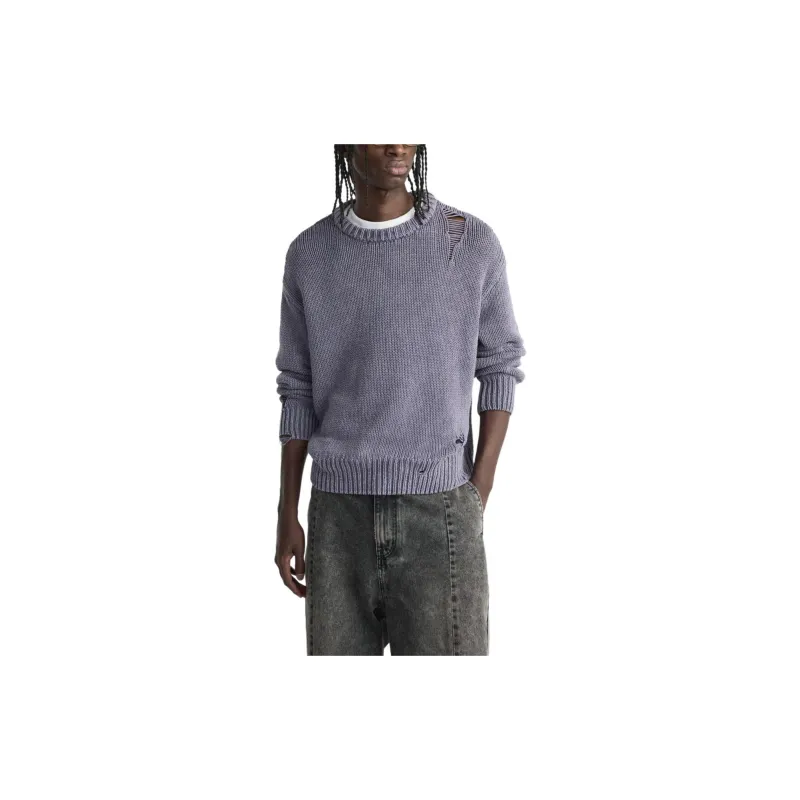 ZARA Knitwear Men's Dark Purple-2