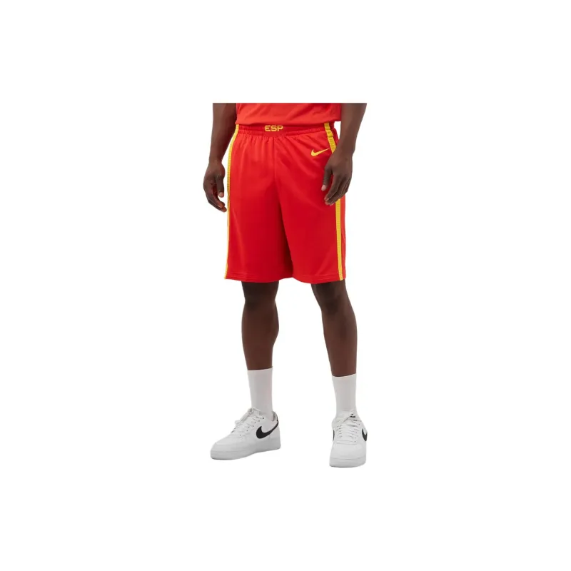 Nike Spain Basketball Shorts Men's Challenge Red/Midwest Gold-2
