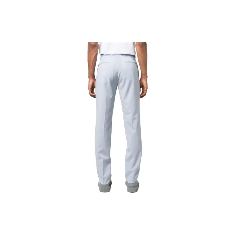 Sandro Suit Trousers Men Light Blue-2