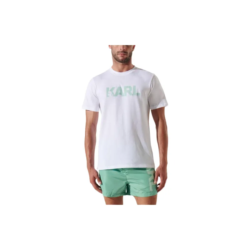 KARL LAGERFELD / Karl Lagerfeld Jeans Logo print Organic cotton T shirt-4