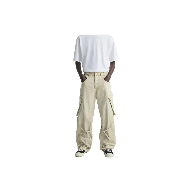 ZARA Jeans Men Light Khaki-2