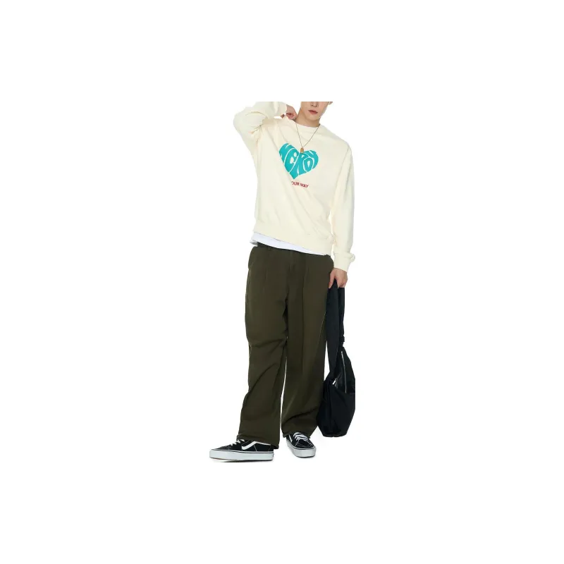 Nerdy Sweatshirts Unisex Cream White-1