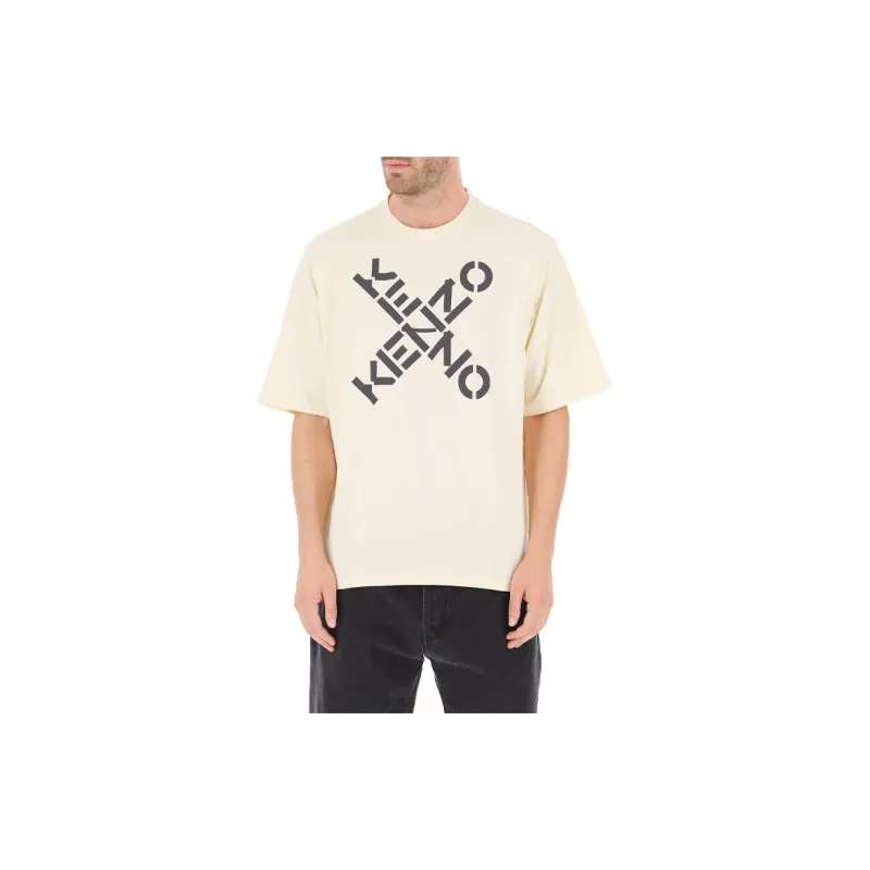 KENZO T Shirts Men Beige-1