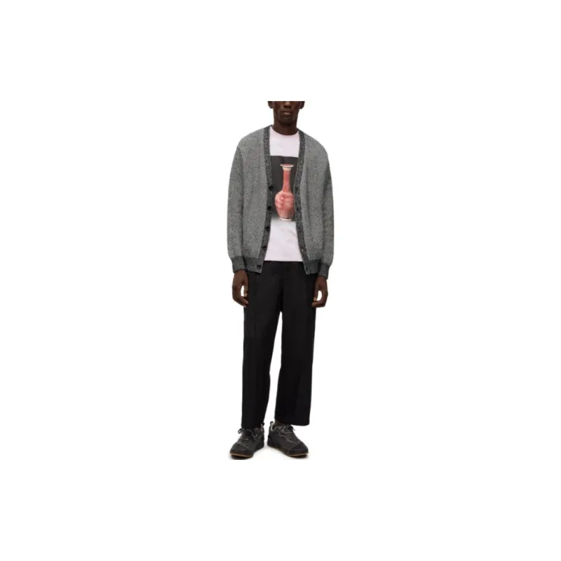 LOEWE FW22 Knitwear Men's Black-7