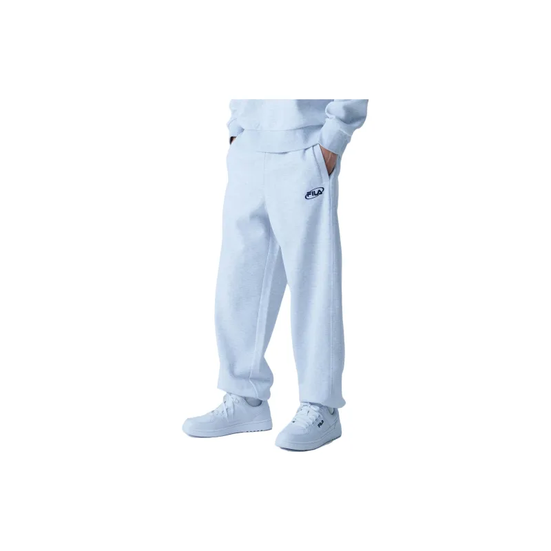 FILA Knitted Sweatpants Unisex White-5