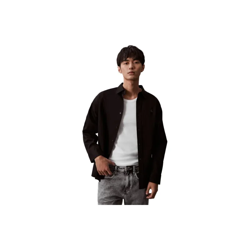 Calvin Klein SS24 Series Shirts Men BEH Space Black-2