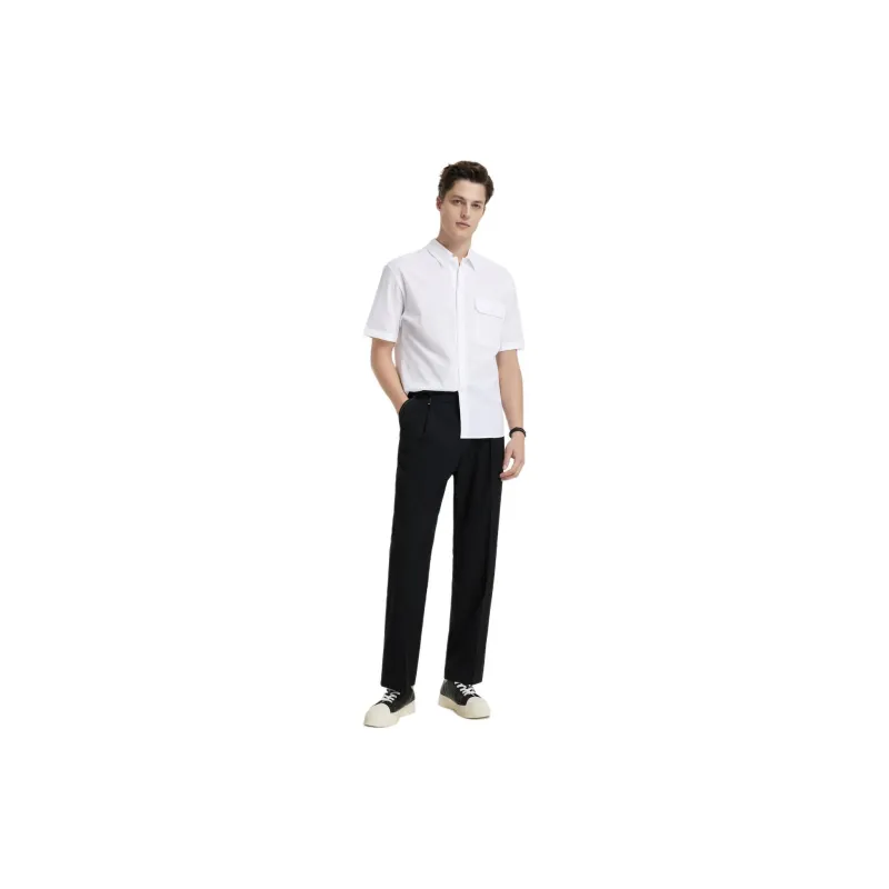 Jiumuwang Men's Pants Expert Spring Suit Trouser Men's Black-2