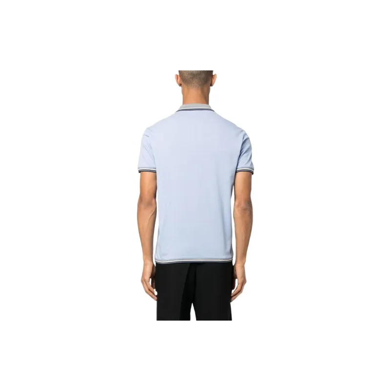 EMPORIO ARMANI SS23 Polo Shirt Men's Sky Blue-2