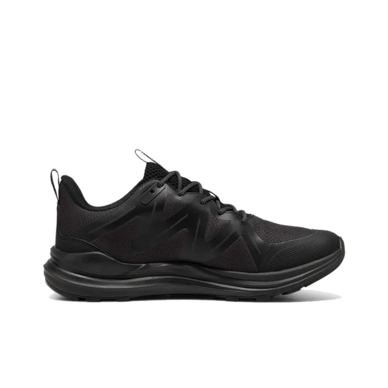 PUMA Reflect Lite Trail Anti Slip Wear Resistant Low Top Casual Running Shoes Men's Black-1