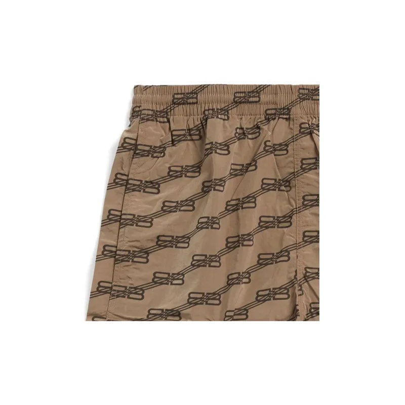 Balenciaga SS23 Casual Shorts Regular Fit Men's Brown-5