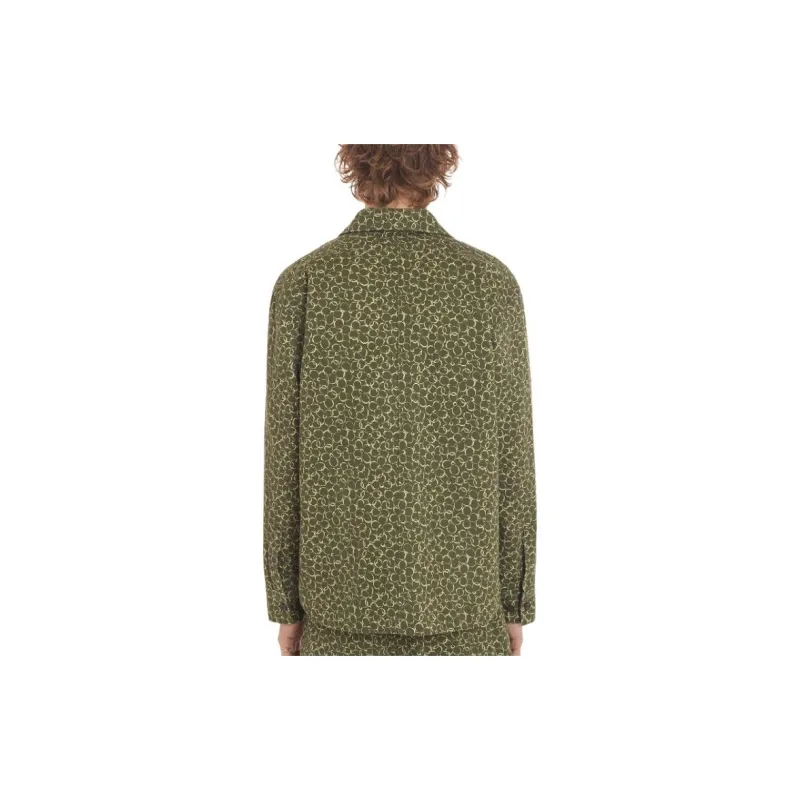Maison Kitsuné Allover Floral Printed Overshirt-4