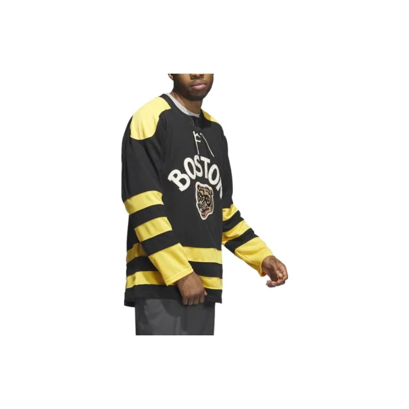 Adidas Bruins Authentic Winter Classic Wordmark Jersey-4