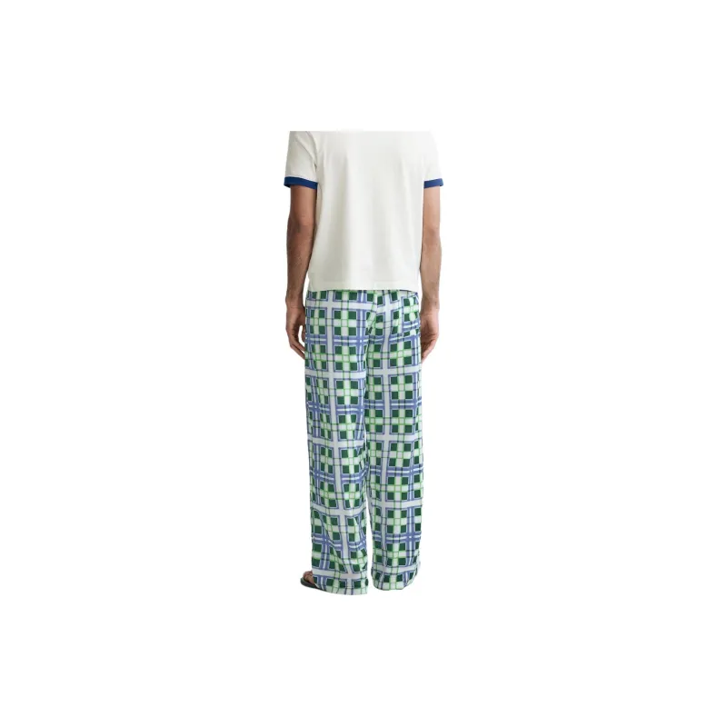 ZARA Casual Pants Men Blue-3