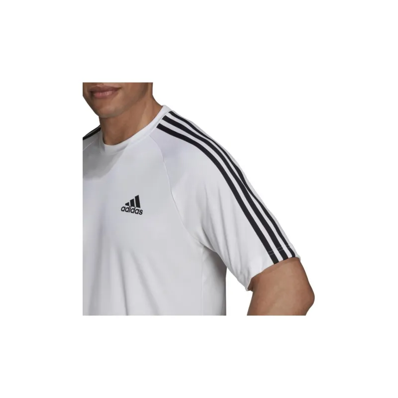 Adidas T Shirts Men White-2