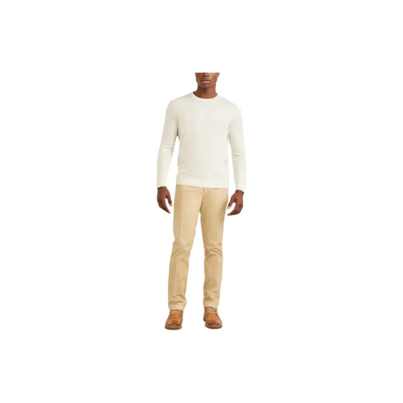 GUESS Cashmere-Blend Crewneck Sweater Sweater Men's Umber-1