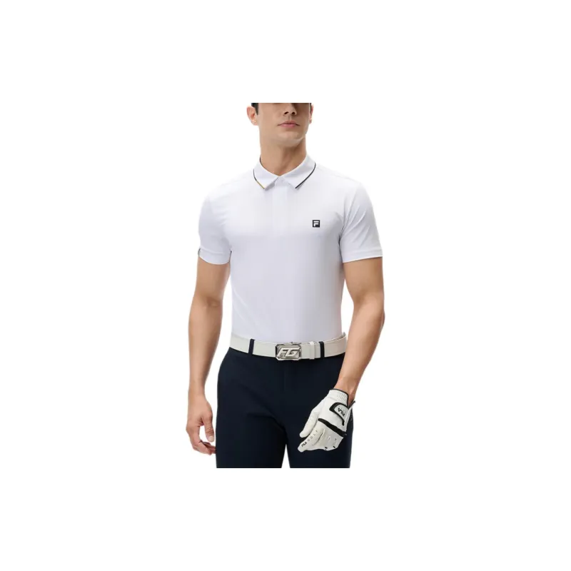 FILA Golf Series Polo Shirt Men's Jade White-3