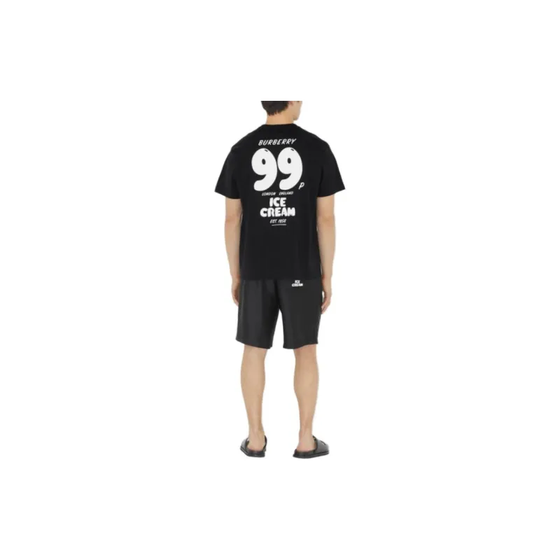Burberry Ice Cream Print Cotton T shirt-2