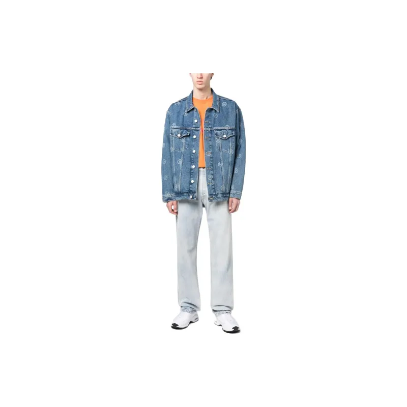 Martine Rose Motif print Denim Jacket-1