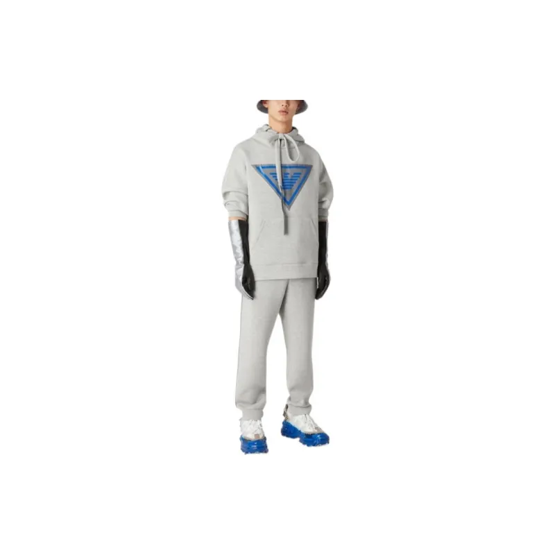 EMPORIO ARMANI SS23 Sweatshirts Men Light Gray-1
