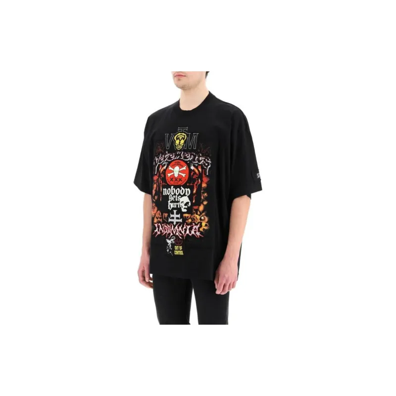 Vetements Metal Patched Logo T Shirt-3