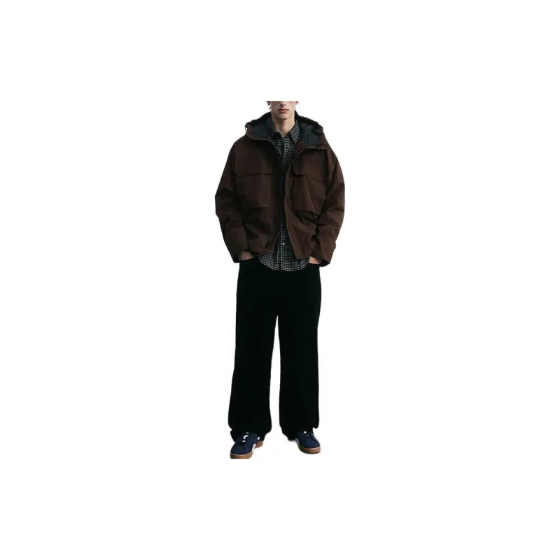 H&M Jackets & Coats Men's Dark Brown-3