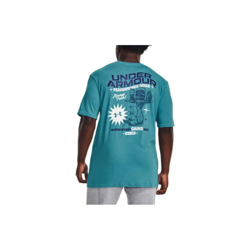 Under Armour T Shirts Men Blue-3