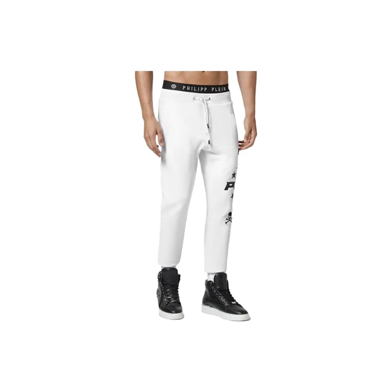 PHILIPP PLEIN Logo Drawstring Tracksuit Bottoms-3